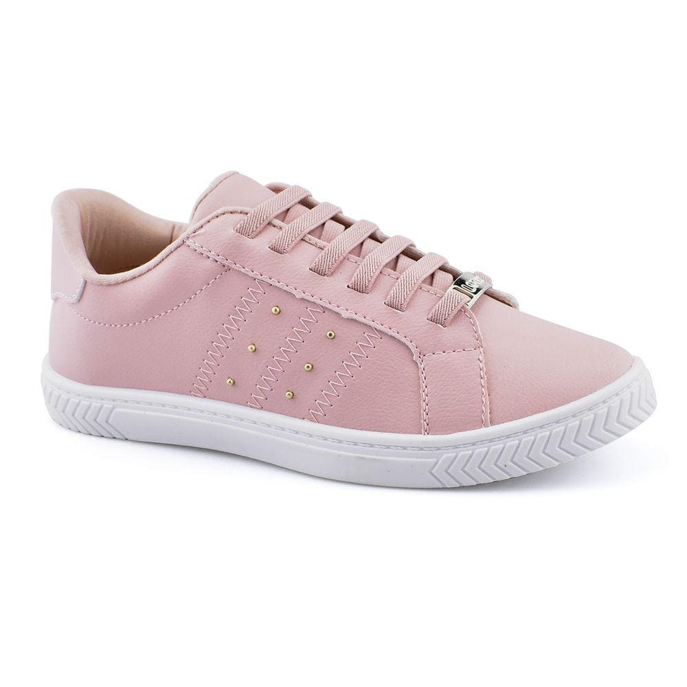 Tenis Slip On Flamingo Godiva Fivela Prata 333934