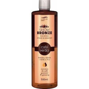 Óleo Bifásico Ativador de Bronzeado Café Verão 500ml - CAPILAR ESSÊNCIA
