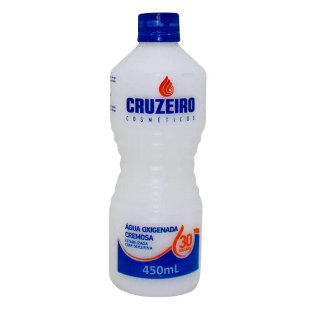 Água Oxigenada Cremosa 30 Volumes 450ml - CRUZEIRO COSMÉTICOS