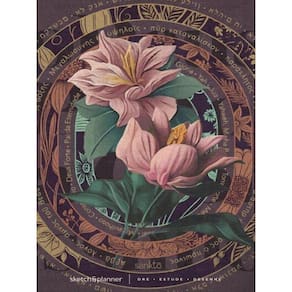 Sketch&Planner Caderno-Agenda - Os Nomes De Deus - Floral - Vol. 1