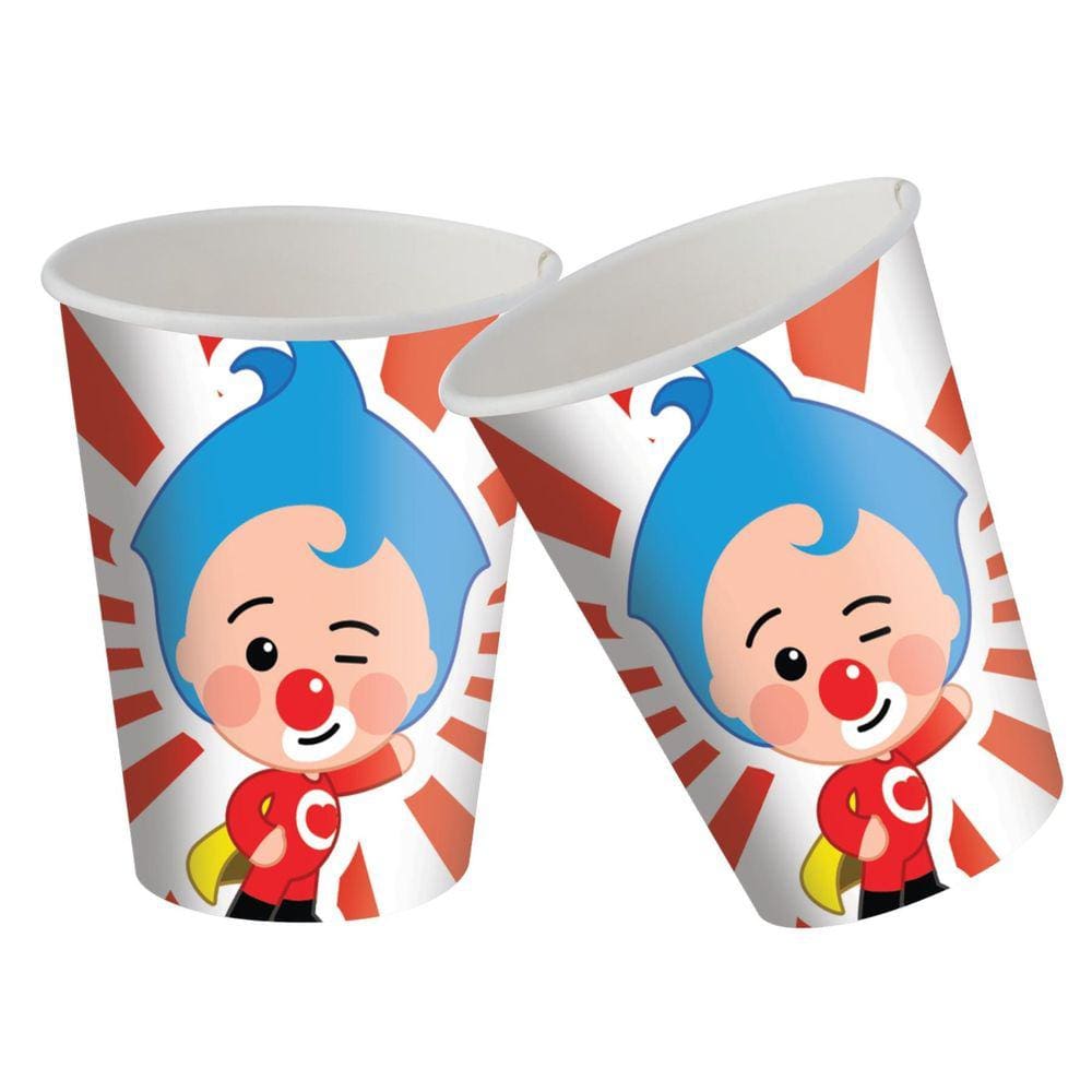 Copo Papel 200 Ml Plim Plim Heroi Do Coração Festa Infantil
