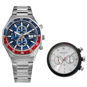 Relógio Seculus Masculino Ref: 77206G0Svna1 Troca Mostrador