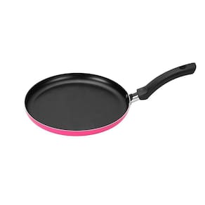 Frigideira Panquequeira Antiaderente Nacional 22Cm Cor:Rosa