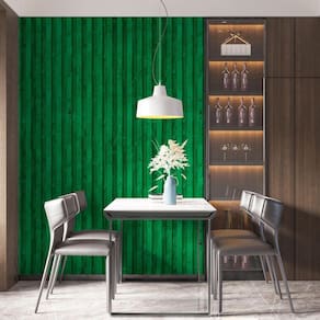 Kit 10 Rolos Papel De Parede Adesivo Contêiner Verde 3,0M