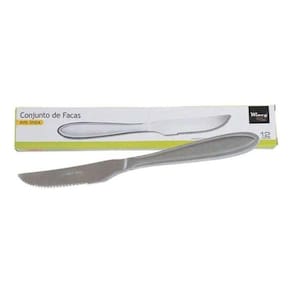 Conjunto de Facas em Inox de 21 cm - Resistente e Durável