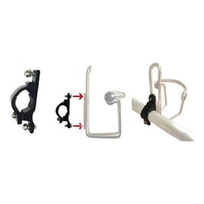 Adaptador De Suporte De Garrafa P Guidão, Aluminio Regulavel
