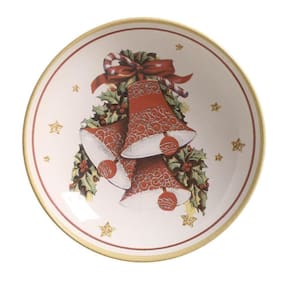 Prato Fundo Santa Claus Porto Brasil 6 Peças