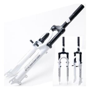 Garfo Suspensão Bike Aro 26 V-Brake Disco Mode Branco