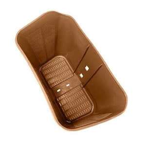 Cesta Cestinha 26 Para Bicicleta Plastica Jks Marrom
