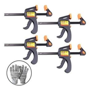 Kit 4 Grampos Sargento Universal Aperto Rápido +