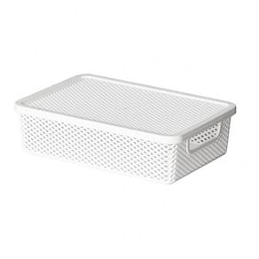 Organizador De Armário Com Tampa Branco 27X19,5X7 Linea