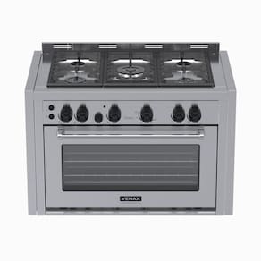 Fogao de Embutir 5 Bocas Venax Temis Inox Gas Glp