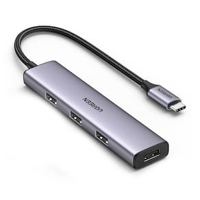 Hub Adaptador Ugreen Usb C P/4 Porta Usb 3.0 Alta Velocidade
