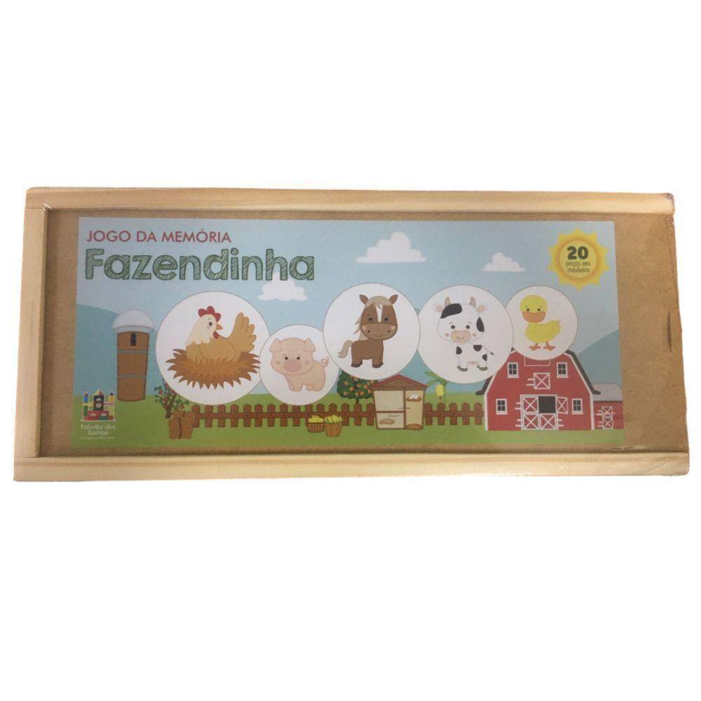 Jogo Da Memória Fazendinha - Fabrika Do Sonhos