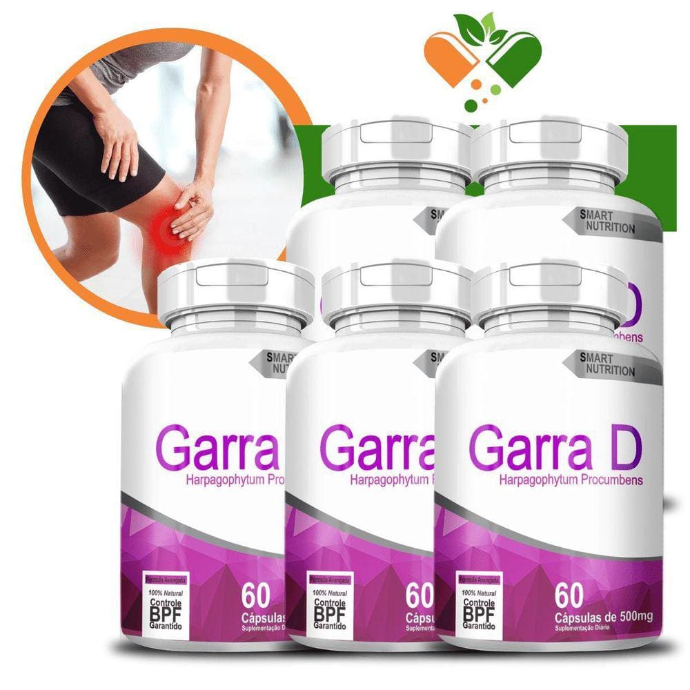 Kit Garra D 5X60 Cápsulas