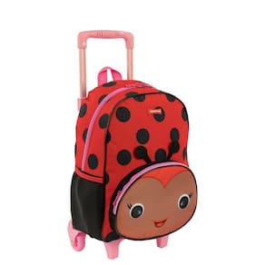 Mochte Mochila Joaninha Escolar Colorido Médio