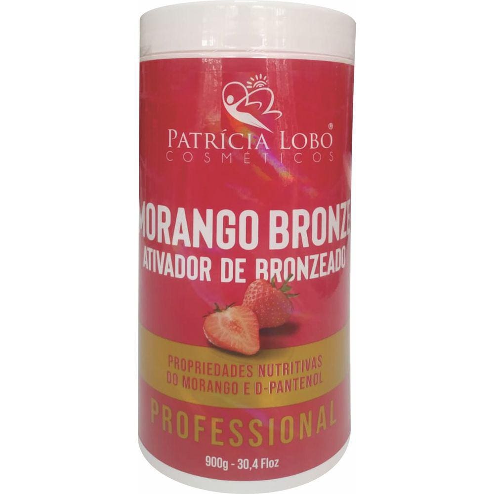 Morango Bronze Ativador de Bronzeado 900g - PATRÍCIA LOBO COSMÉTICOS