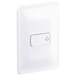 Pulsador Campainha Legrand Pial Zeffia - Branco - 680109
