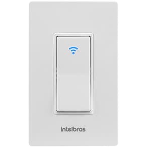 Interruptor Inteligente Intelbras - Controle via Wi-Fi - Branco - EWS 101 I