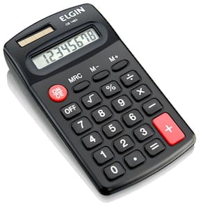 Calculadora de Mesa Elgin CB-1483 - Alimentação Solar e Bateria - 42CB14830000