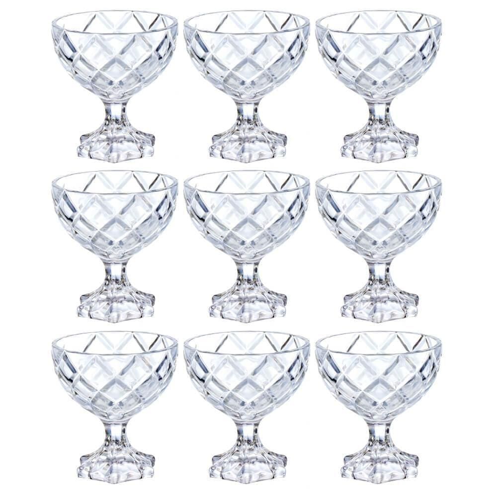 Taças de Sobremesa em Vidro Pineapple 170mL 9 Peças - Hauskraft TCSV031/3