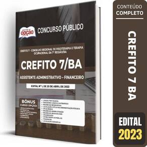 Apostila Crefito 7 - Assistente Administrativo - Financeiro
