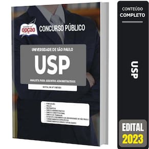 Apostila Usp 2023 - Analista Para Assuntos Administrativos