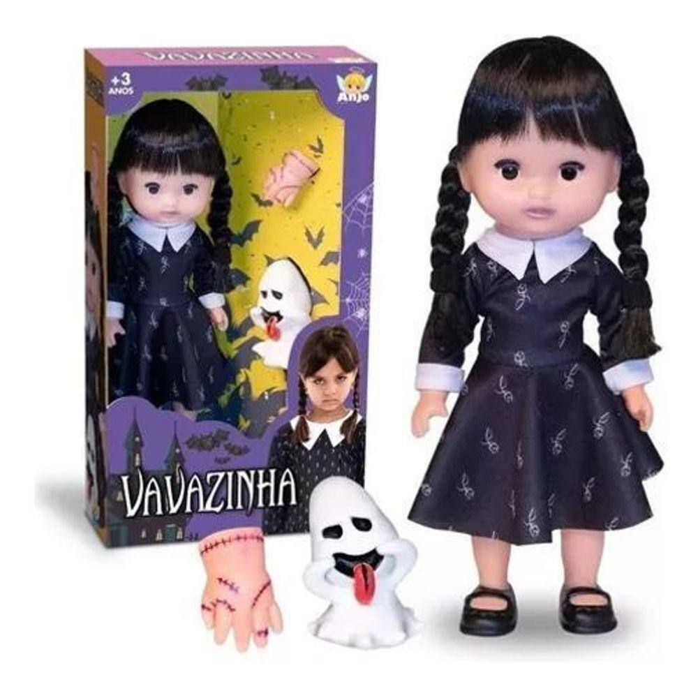 Boneca Vavazinha Mãozinha Addams E Fantasminha Diversão