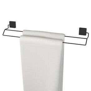 Porta Toalhas Duplo Suporte Toalheiro Para Box Preto