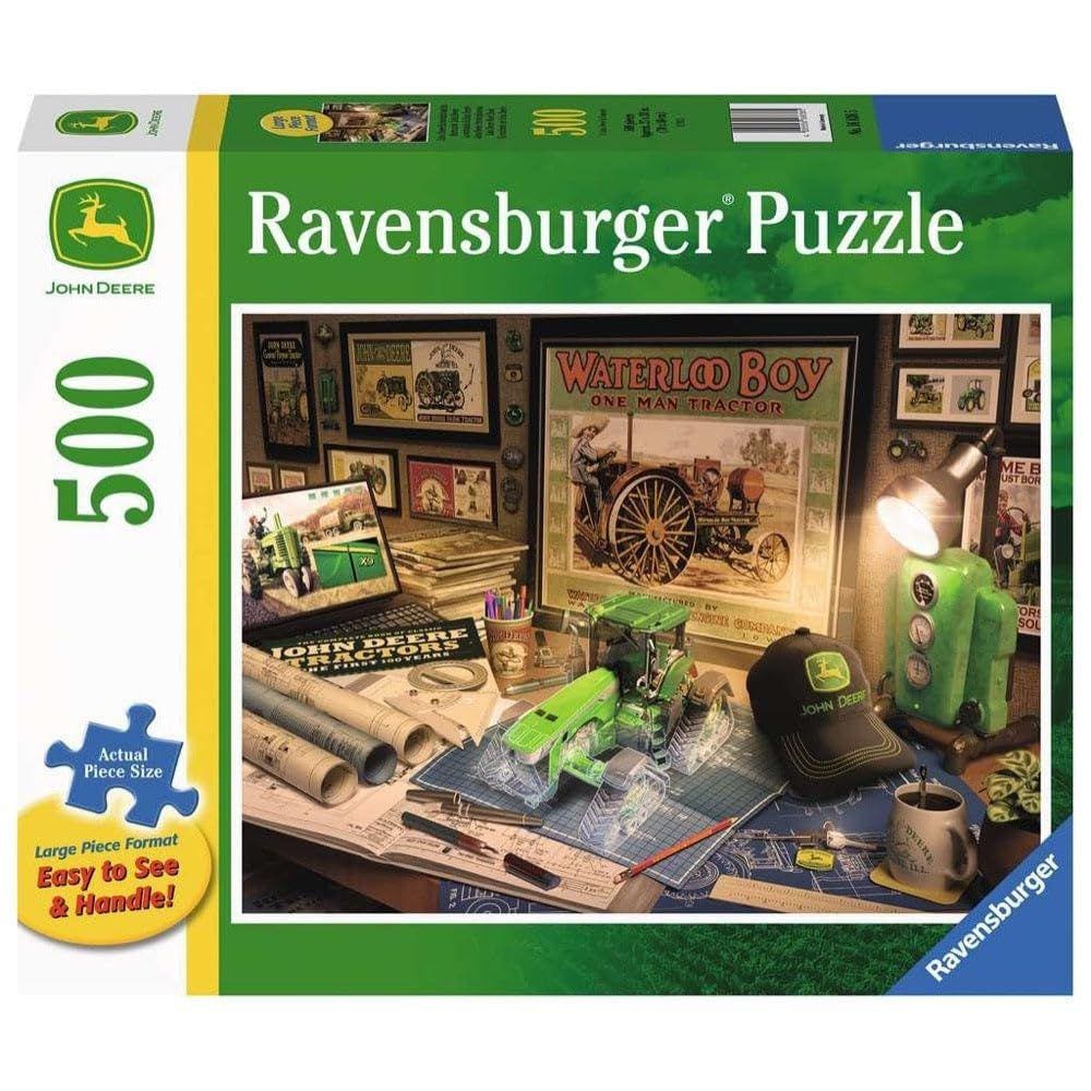 Mesa de trabalho Puzzle Ravensburger John Deere 500 peças