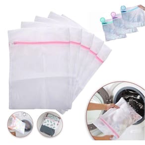 Kit 3 Sacos Para Lavar Roupas Delicadas Pequeno Médio Grande