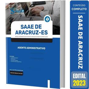 Apostila Concurso Saae Aracruz Es - Agente Administrativo