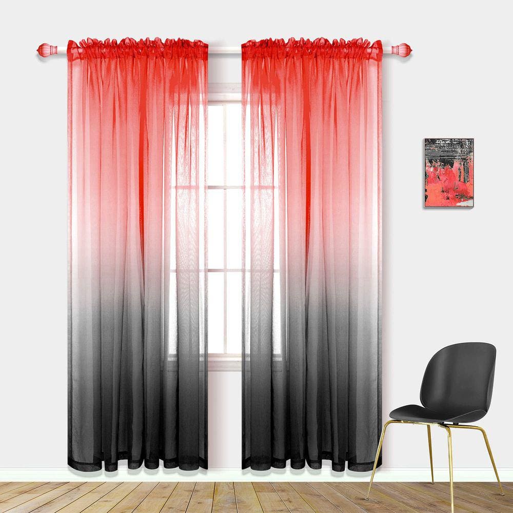 Conjunto de cortinas Pitalk Modern Living Room de 84 polegad