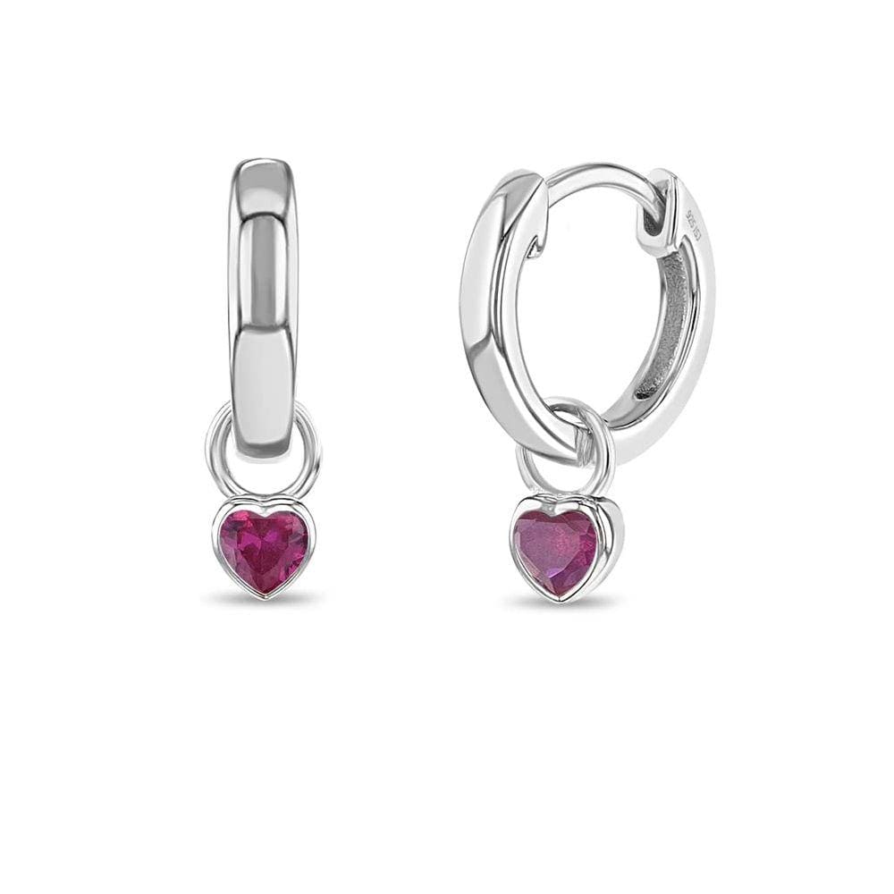 Brincos In Season Jewelry em prata esterlina 925 simulated R