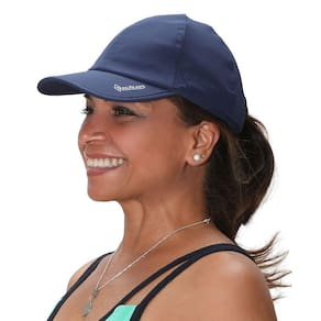 Chapéu de corrida feminino TrailHeads com proteção UV UPF 50