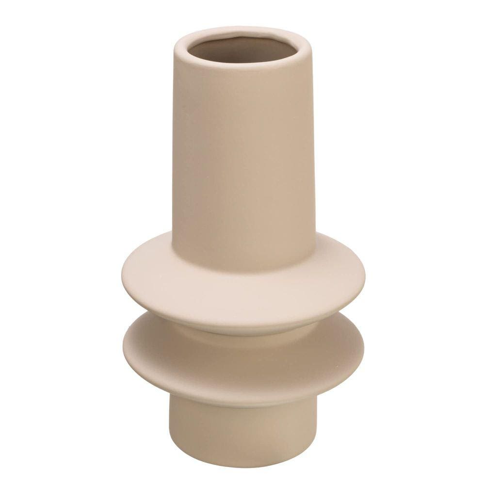 Vaso de grés escultórico Bloomingville com esmalte de látex