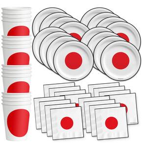 Conjunto de bandeiras para festas Birthday Galore Japan Flag