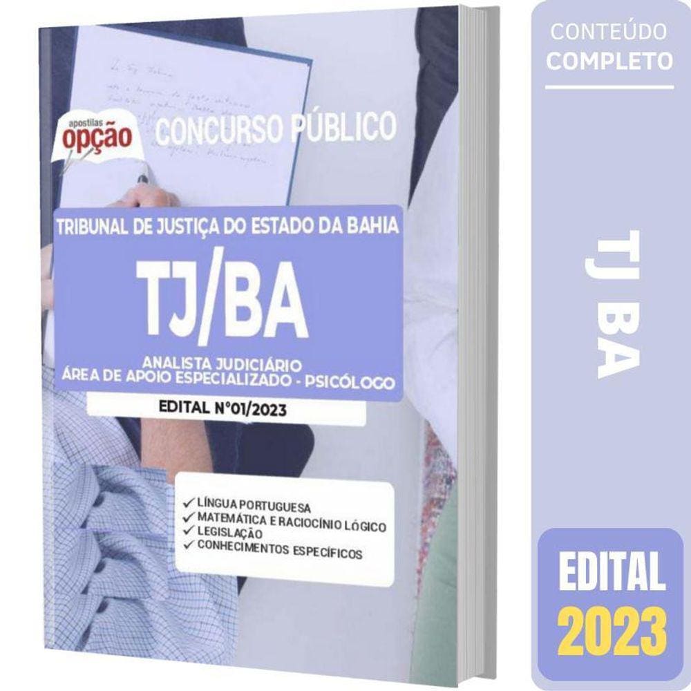 Apostila Concurso Tj Ba - Psicólogo