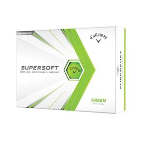 Bolas de golfe Callaway Supersoft 2021 verdes