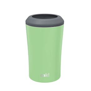 Refrigerador de lata Zak Designs de aço inoxidável isolado a