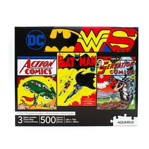 Quebra-cabeça Aquário DC Comics Superman Batman Mulher Marav