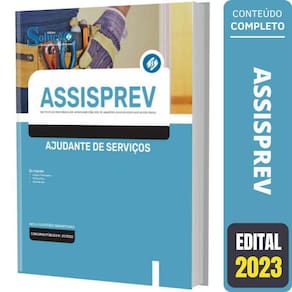 Apostila Concurso Assisprev Sp - Ajudante De Serviços