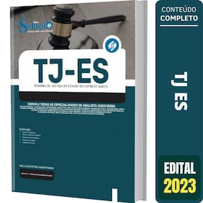 Apostila Tj Es - Comum Cargos De Analista Judiciário