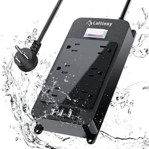 Tomadas Power Strip Loitinsy Outdoor Waterproof Surge 6
