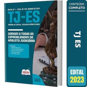 Apostila Tj Es - Comum Especialidades De Analista Judiciário