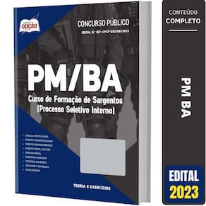 Apostila PM BA 2023 - Formação de Sargentos