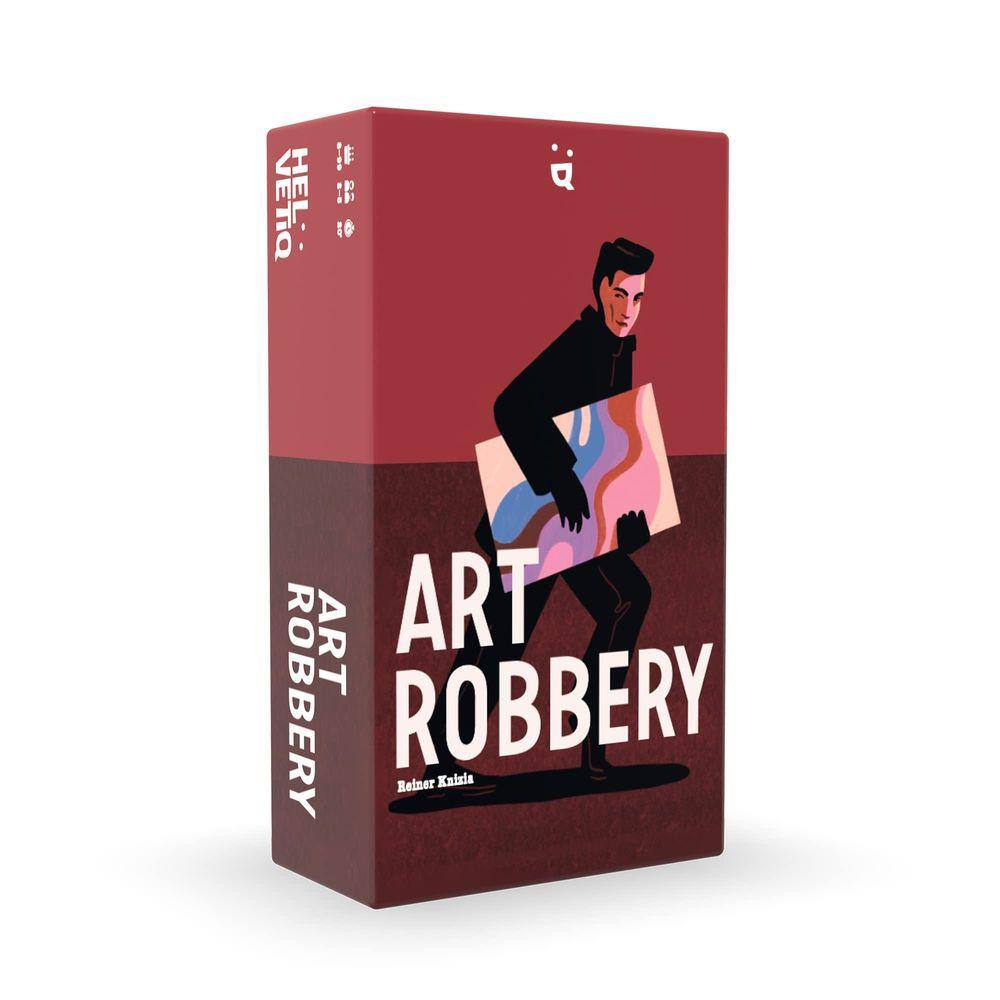 Jogo de cartas Helvetiq Art Robbery Strategy para 2 a 5 joga
