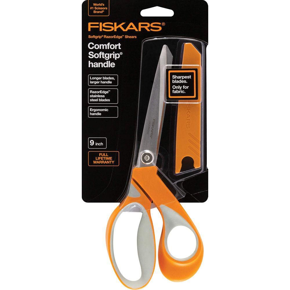 Tesoura Fiskars RazoEdge Softgrip Tecido de 9 polegadas