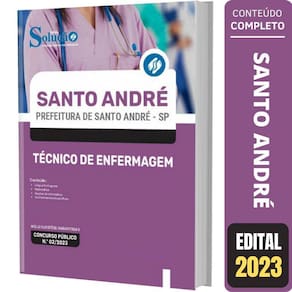 Apostila Concurso Santo André Sp - Técnico De Enfermagem