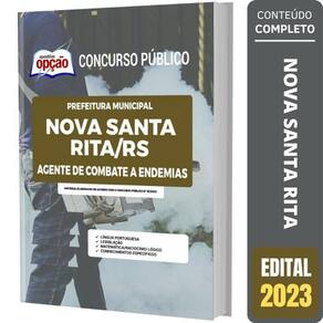 Apostila Nova Santa Rita Rs - Agente De Combate A Endemias